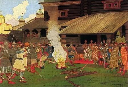 Ivan Bilibin Justice of the Rus France oil painting art